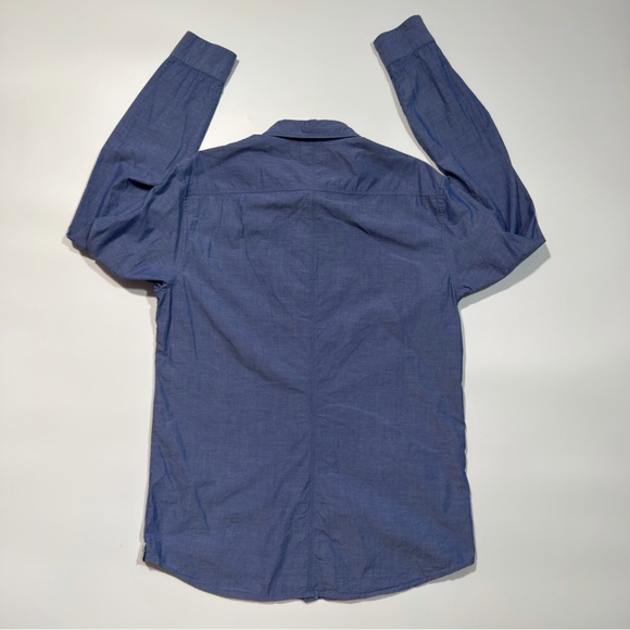Scotch & Soda‎ Men's Casual Indigo Long Sleeve Button-Down Shirt Size Large - Picture 9 of 9